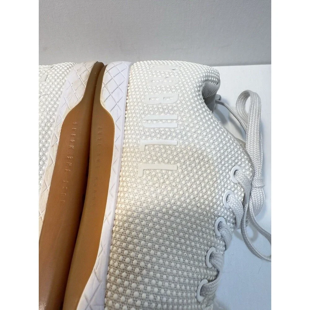 NOBULL Impact Superfabric Outwork Edge Trainer Women's 7 White Athletic Sneakers